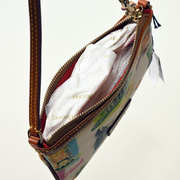 Disney Parks Dooney & Bourke Wristlet – Theme Park Icons – New w/ Tags - Picture 4 of 6